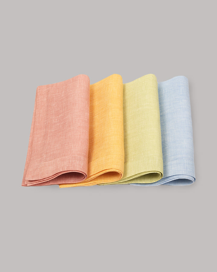 Nantucket Red, Goldenrod, Leaf Green, Sky Blue