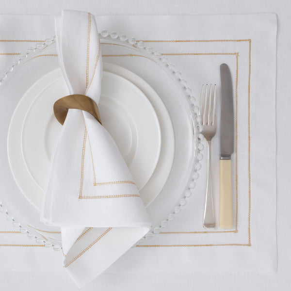 Napkin & Placemat in Gold